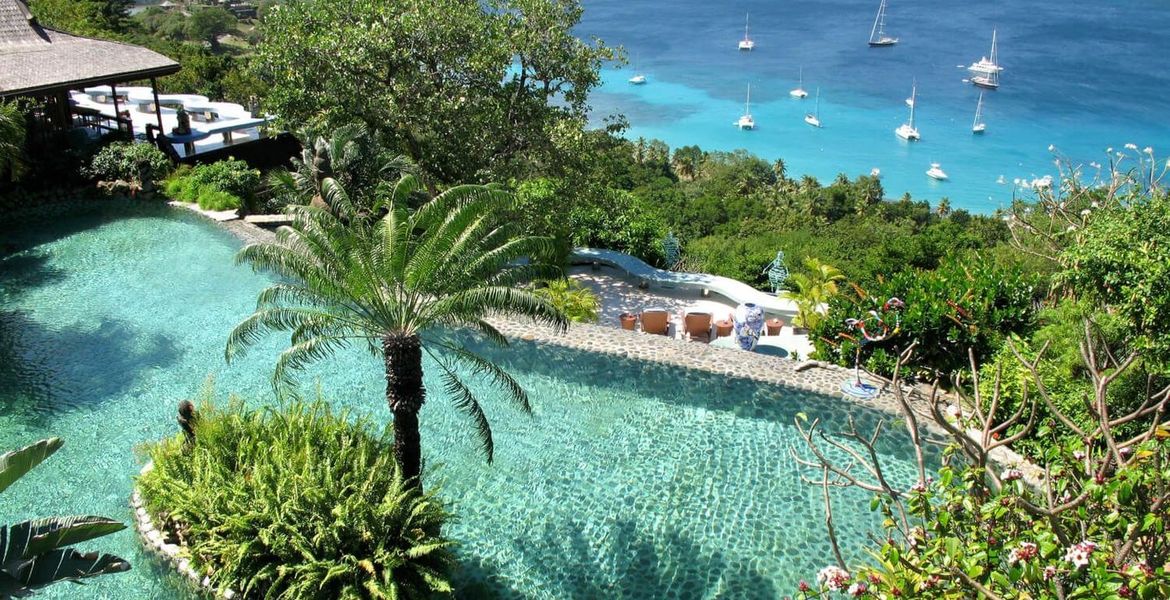 Villa in Mustique island