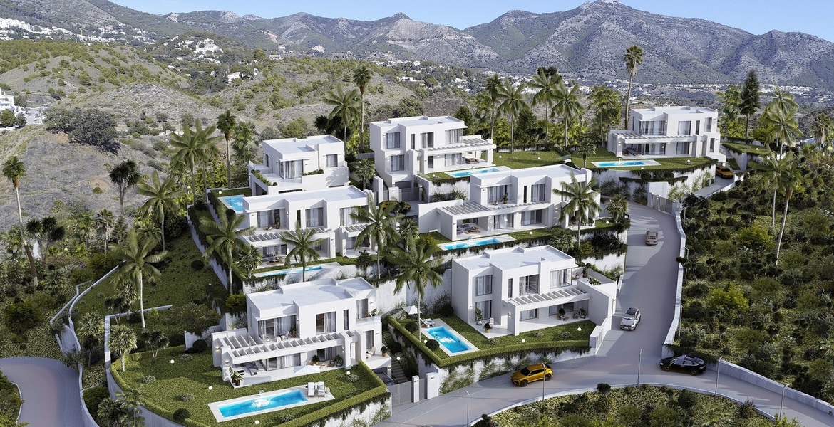 Stunning Villa in Mijas with 219 sqm built and 4 bedrooms