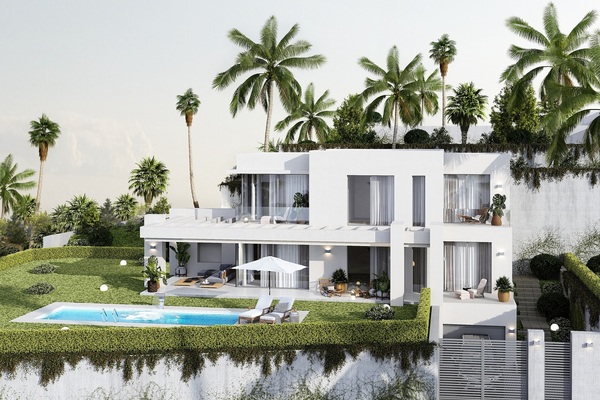 Preciosa Villa en Mijas con 219 m2 construidos y 4 dormitori