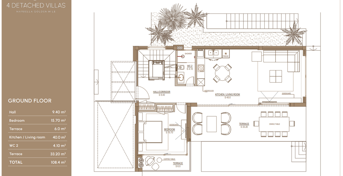 Hermosas villas en venta en la Milla de Oro de Marbella